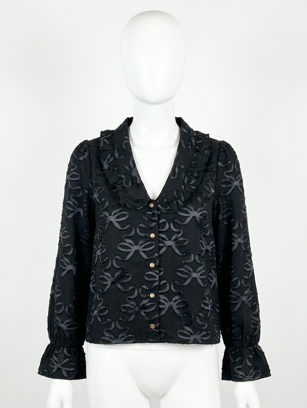 NEW EMILY MCCARTHY cameron top in black